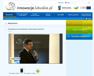 Transmisja Internetowa Konferencji "Nauka idzie do biznesu"